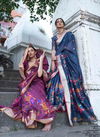 RAJTEX KUSHAMBIKA SILK Festive Wear Pure Jamdani Weaving Latest Saree Collection